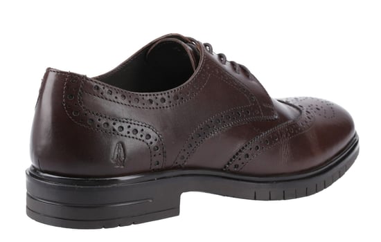 Hush Puppies Santiago Leren Heren Bruine Brogues Schoenen - Image 3