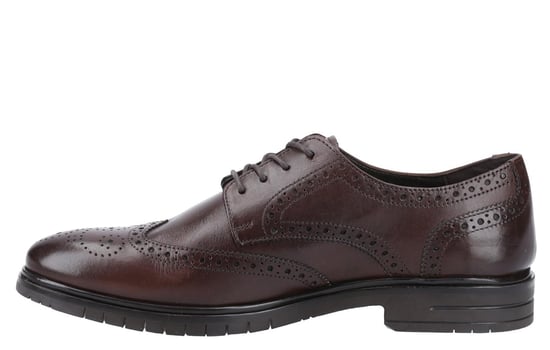 Hush Puppies Santiago Leren Heren Bruine Brogues Schoenen - Image 5