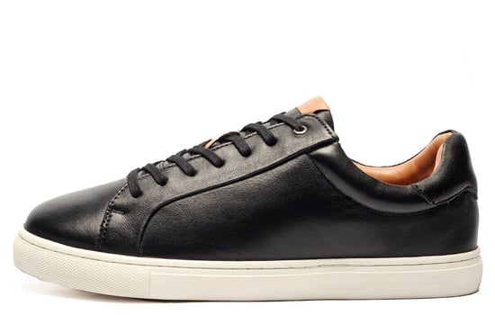 Catesby England Hugo Mens Leather Trainers - Image 2