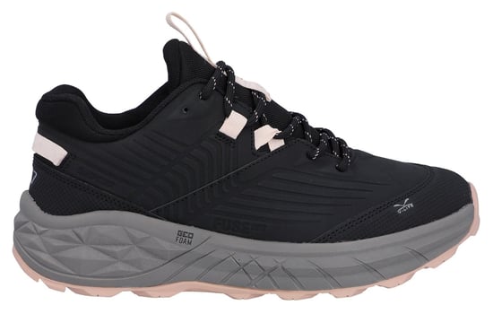 Hi-Tec Fuse Trek Polyester Dames Sneakers Zwart/Steen Grijs/Cameo Roze - Image 1