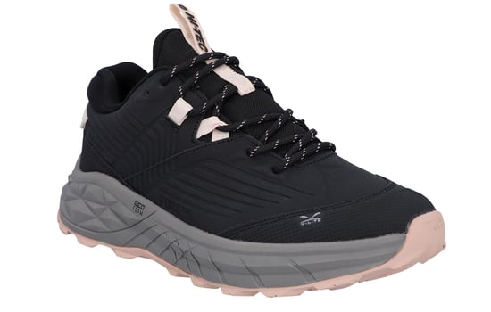 Hi-Tec Fuse Trek Polyester Dames Sneakers Zwart/Steen Grijs/Cameo Roze - Image 2