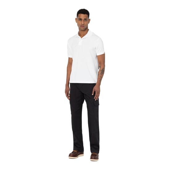 Dickies Everyday Polyester Men's White Polo Shirt - Image 3