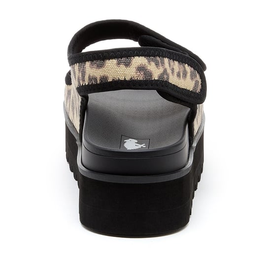 Rocket Dog Balmy Dexter Textiele Dames Sandalen In Het Bruin/Zwart - Image 2