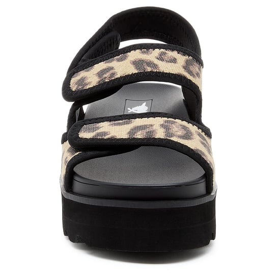 Rocket Dog Balmy Dexter Textiele Dames Sandalen In Het Bruin/Zwart - Image 3