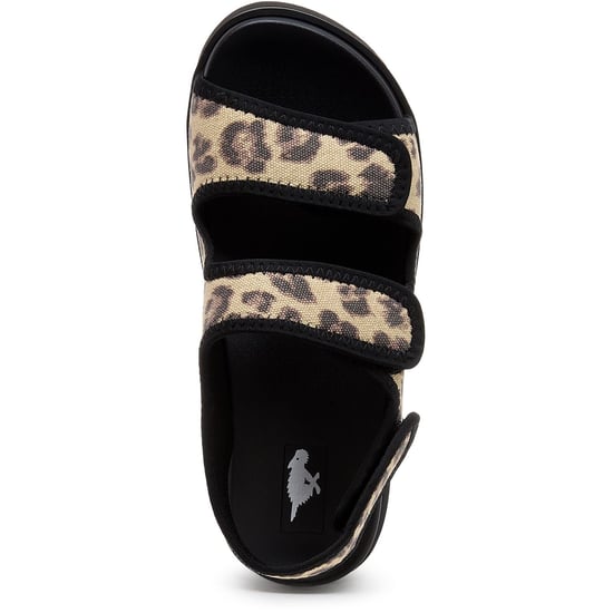 Rocket Dog Balmy Dexter Textiele Dames Sandalen In Het Bruin/Zwart - Image 5