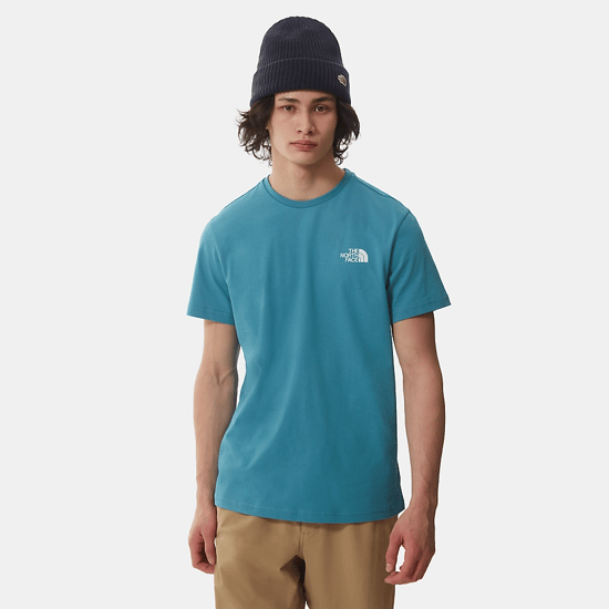 The North Face Men’s Simple Dome T-Shirt Storm Blue - Image 3