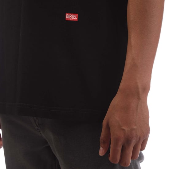 Diesel Graffiti Block Logotyp Svart T-shirt - Image 2