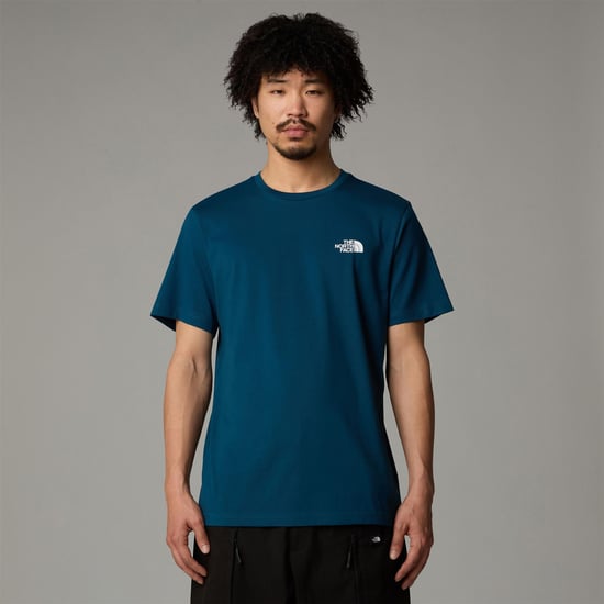 The North Face Men’s Simple Dome T-Shirt Midnight Petrol - Image 3