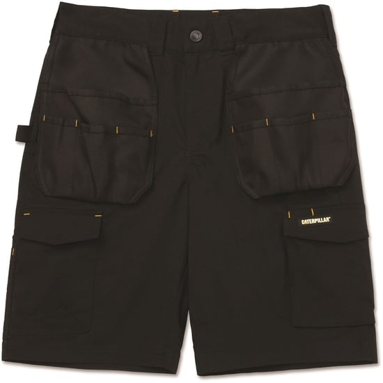 Caterpillar Nexus Holster Stretch Cotton Men's Black Work Shorts - Image 1