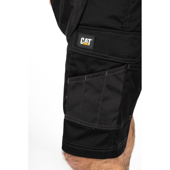 Caterpillar Essential Stretch Holster Polyester Men's Black Work Shorts - Image 6