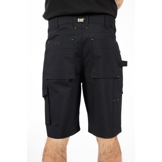 Caterpillar Nexus Stretch Katoenen Zwarte Werkkorte Broeken voor Mannen - Image 2