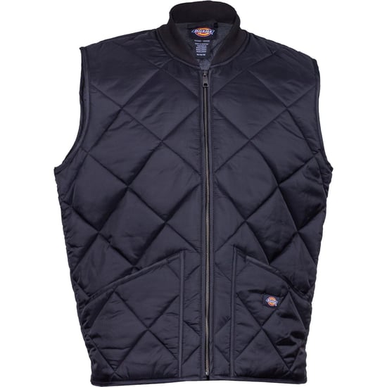 Dickies Diamantgequilted Vest Heren Zwart Gilets - Image 3
