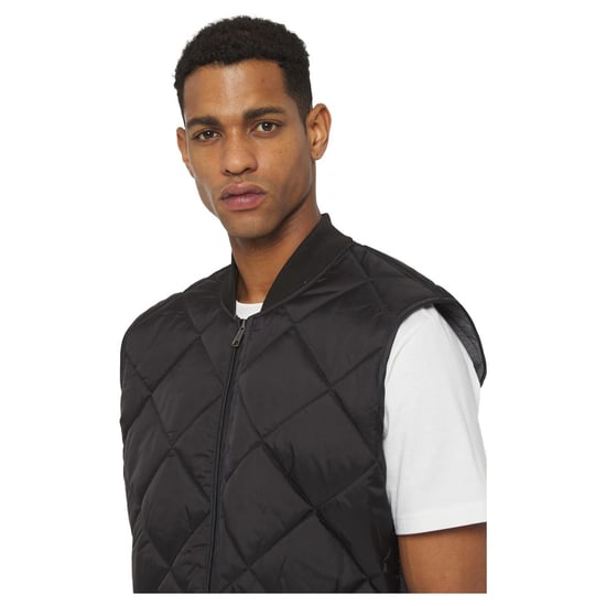 Dickies Diamantgequilted Vest Heren Zwart Gilets - Image 6