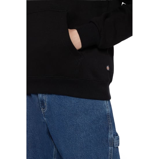 Dickies Ikon Logotyp Polyester Unisex Vuxna Svart Huvtröja - Image 6