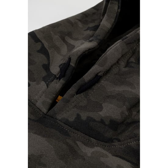 Caterpillar Merkenkatoen Groene Heren Hoodie - Image 5