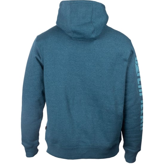 Caterpillar Merkenbanner Katoenen Mannen Blauw Hoodie Sweatshirt - Image 5