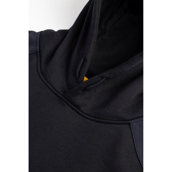Caterpillar Essentials Polyester Heren Zwarte Hooded Sweatshirt - Image 4