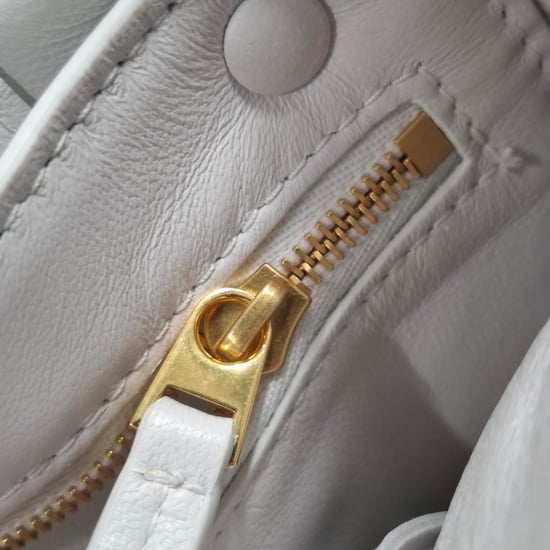 Bottega Veneta Padded Cassette Shoulder Bag in White Leather - Image 5