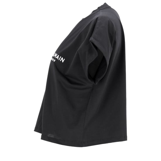Balmain Crop Top in Black - Image 2