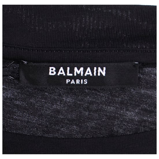 Balmain Crop Top in Black - Image 4