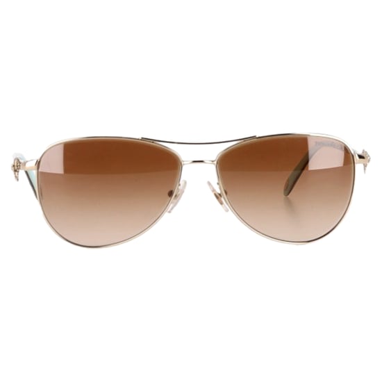 Tiffany & Co. Bow Aviator Sunglasses in Gold Metal - Image 1