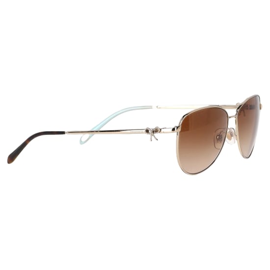 Tiffany & Co. Bow Aviator Sunglasses in Gold Metal - Image 2
