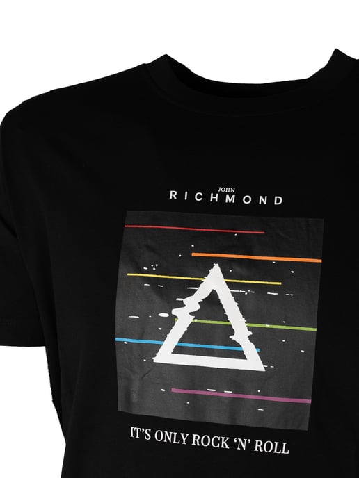 John Richmond T-Shirt manlig Svart - Image 3