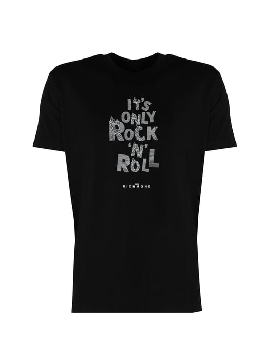 John Richmond T-Shirt manlig Svart - Image 1
