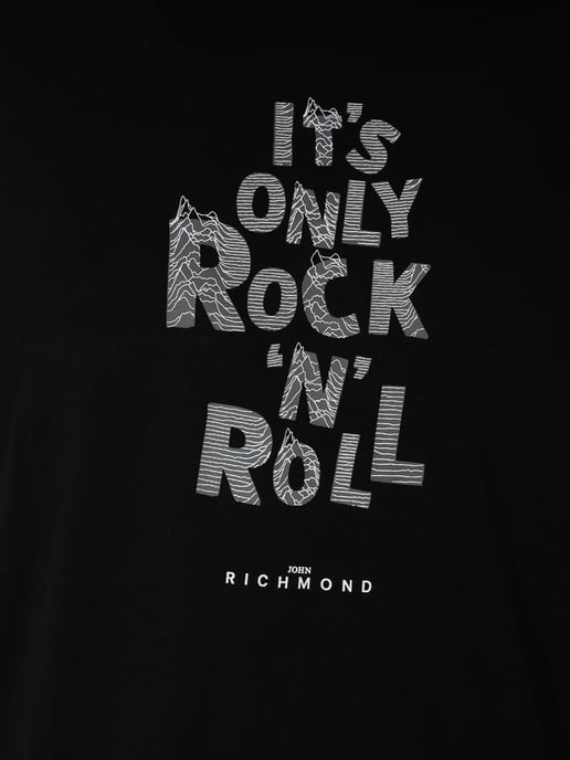 John Richmond T-Shirt manlig Svart - Image 4