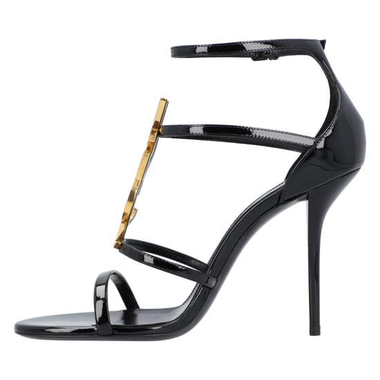 Saint Laurent Cassandra Sandals In Patent Leather Black - Image 2