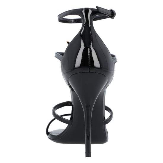 Saint Laurent Cassandra Sandals In Patent Leather Black - Image 3