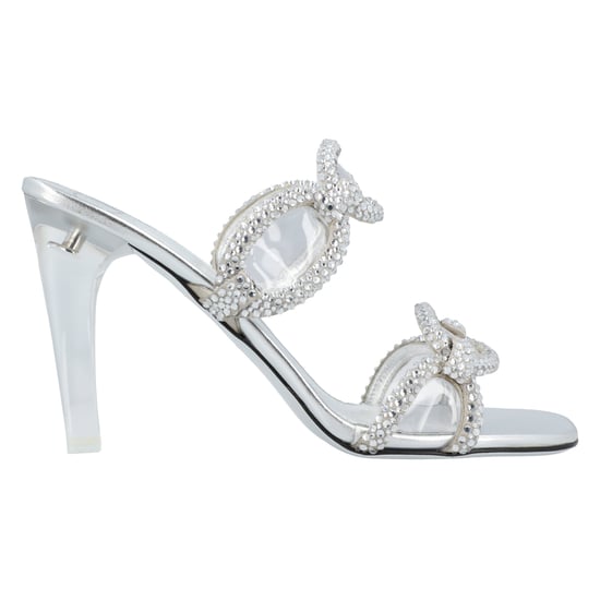 Valentino Chain 1967 Slide Sandalen Zilver - Image 6