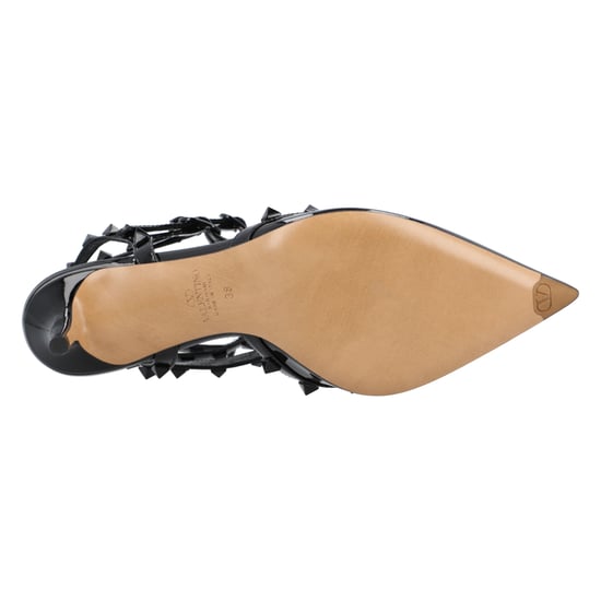 Valentino patent leather sandal-pumps - Image 4