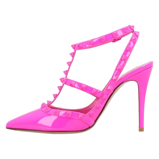 Valentino Rockstud Caged Pumps Pink - Image 2