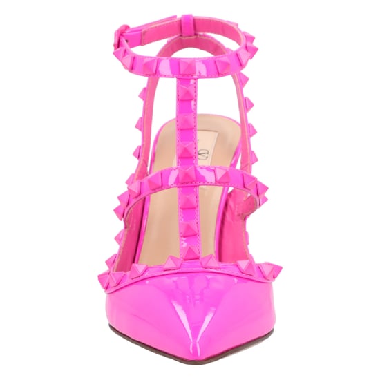 Valentino Rockstud Caged Pumps Pink - Image 5