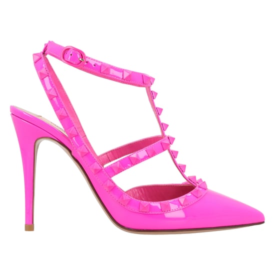 Valentino Rockstud Caged Pumps Pink - Image 6