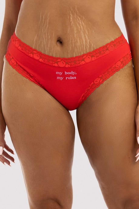 Squish My Body, My Rules Embroide Brief - Image 3