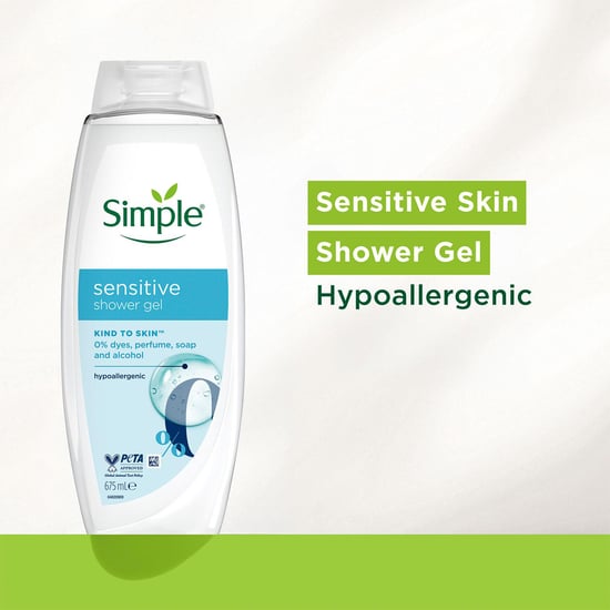 Simple Kind To Skin Sensitive Shower Gel Body Wash W/ Hypoallergenic 675ml, 6pk - Image 2