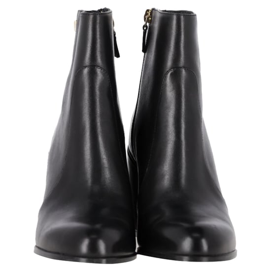 Stuart Weitzman Quinn Block Heel Ankle Boots in Black Leather - Image 2