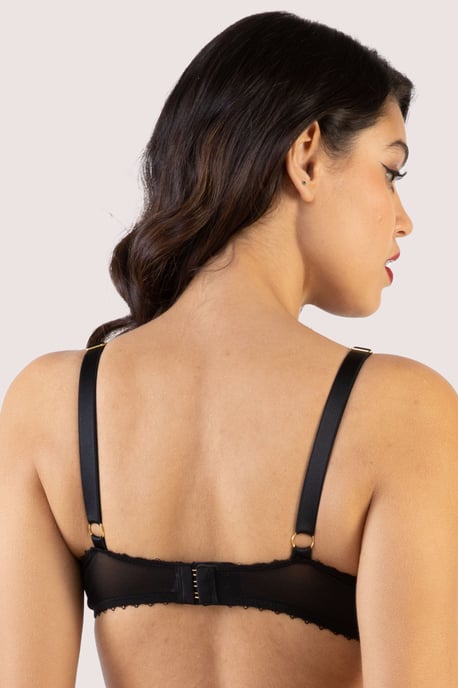 Bettie Page Lingerie Dahlia Birthday Bow Wireless Bra - Image 3