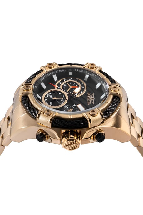 Invicta Bolt 48867 Heren Horloge - Quartz Uurwerk - Roestvrij Staal met zwarte Wijzerplaat - 52mm - Image 2