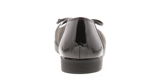Platino Womens Flat Shoes Bally Slip On black microfiber - Image 4