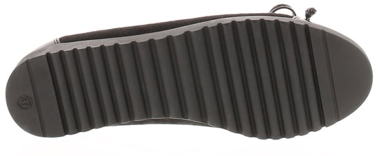 Platino Womens Flat Shoes Bally Slip On black microfiber - Image 5