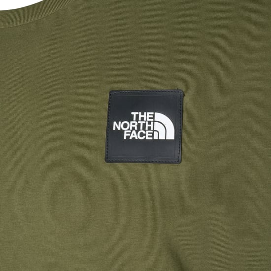 The North Face Men's NSE Patch Logo T-Shirt Forest Olive - Image 2