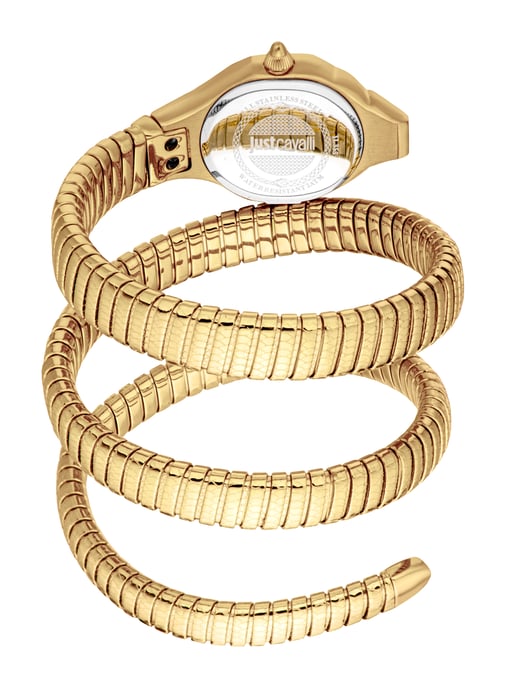 Purple Dial Gold Snake 316L Stainless Steel Watch - Image 2
