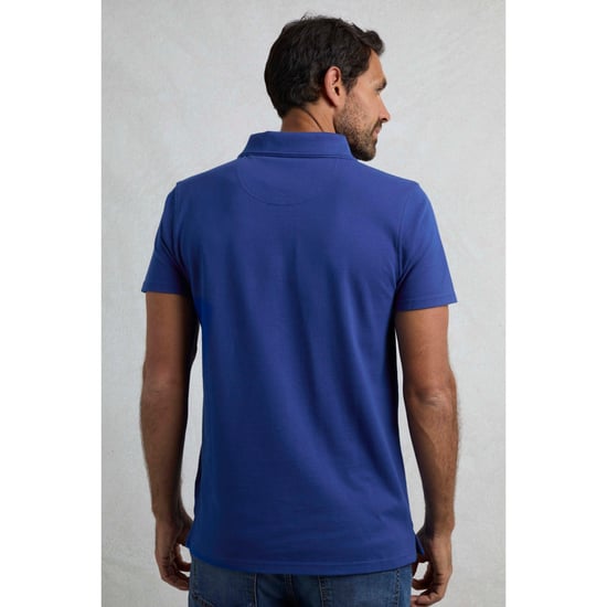 Weird Fish Heren Miles Pique Organic Poloshirt (Kobaltblauw) - Image 6