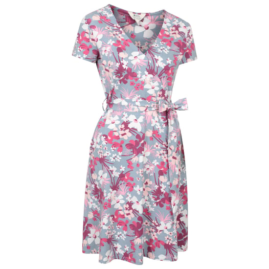 Mountain Warehouse Dam Santorini Cherry Blossom Jersey Wrap Klänning (Rosa) - Image 3