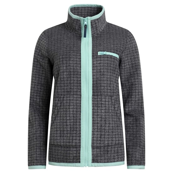 Weird Fish Womens/Ladies Tilly Grid Full Zip Fleece Jacket (Navy) - Image 1