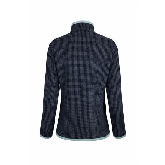 Weird Fish Womens/Ladies Ariana Grid Eco Friendly Full Zip Fleece Jacket (Rich Navy) - Image 2