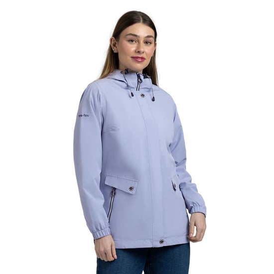 Trespass Womens/Ladies Flourish Waterproof Jacket (Cool Blue) - Image 3